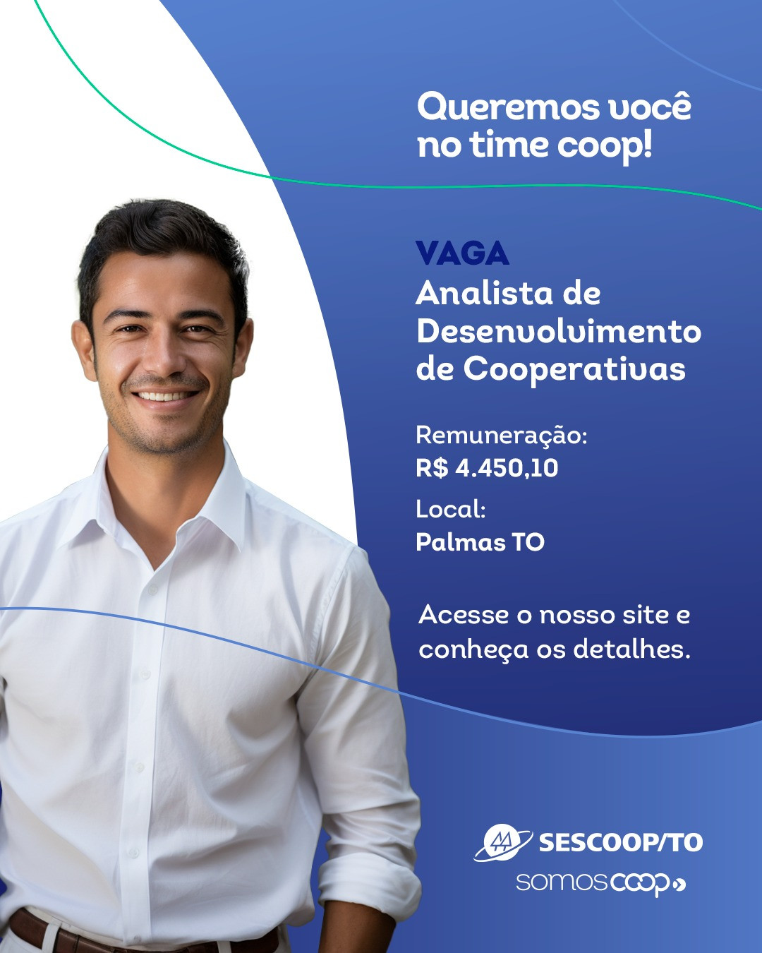 Inscrições Abertas Processo Seletivo do SESCOOP/TO