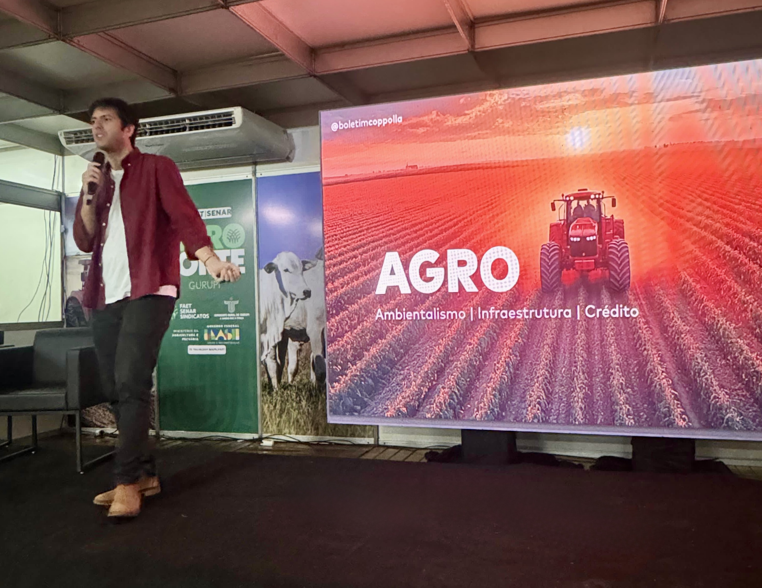 Com o apoio do Sistema OCB/TO palestra de Caio Coppolla na Expo Gurupi 2025 atrai grande público 