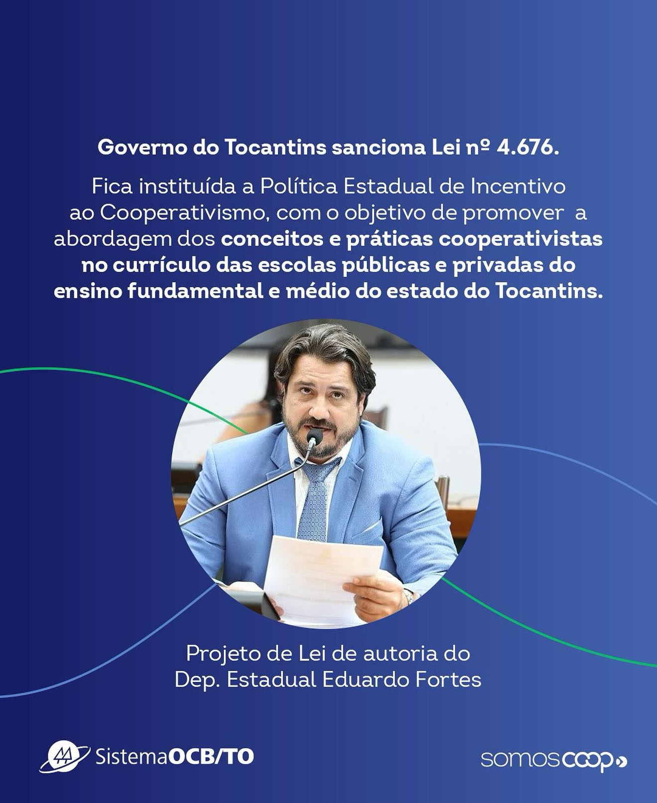 AGORA É LEI! ⚖ ENSINAR E APRENDER O COOPERATIVISMO!