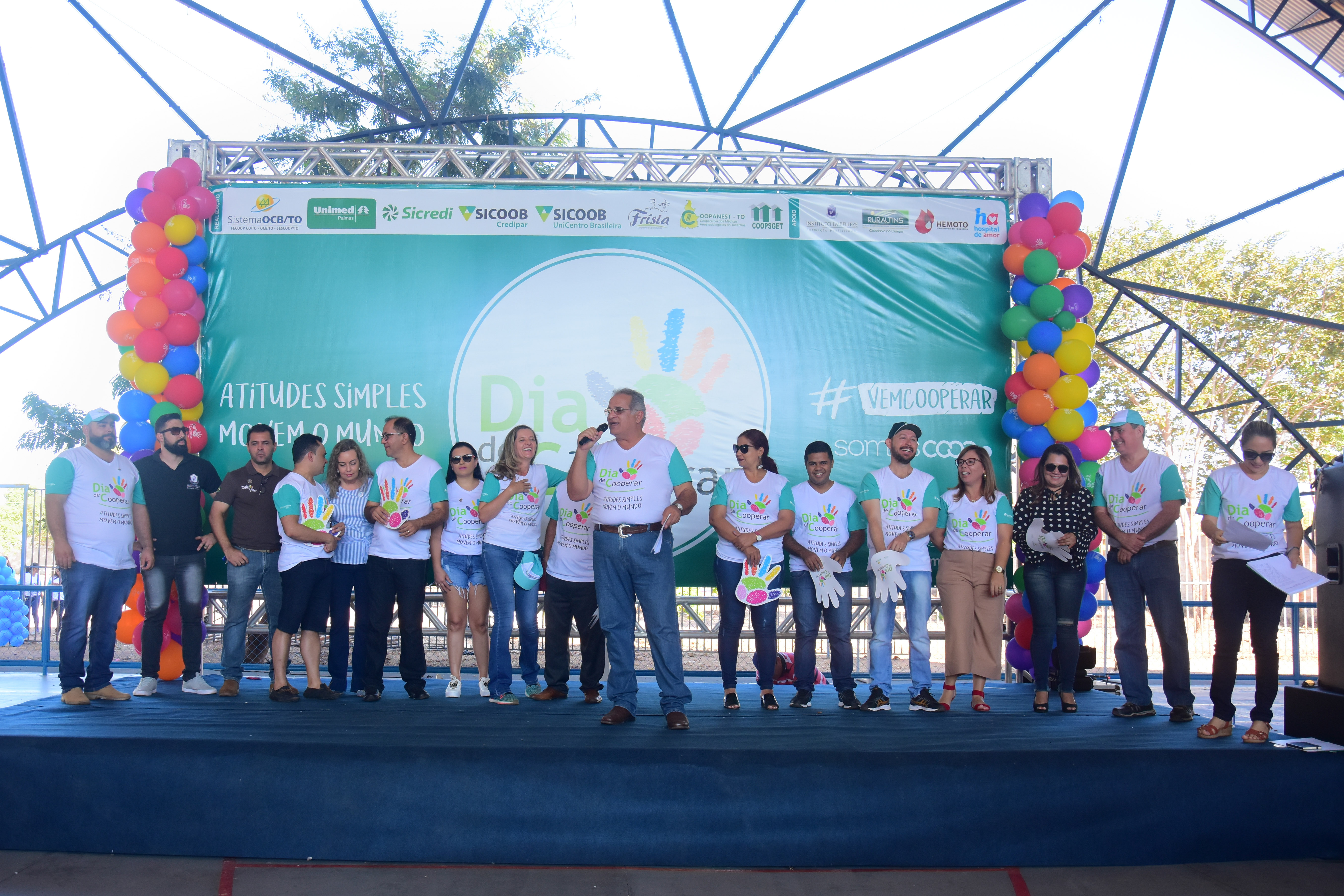 Moradores de Taquari e região, em Palmas, recebem celebração do Dia de Cooperar de braços abertos