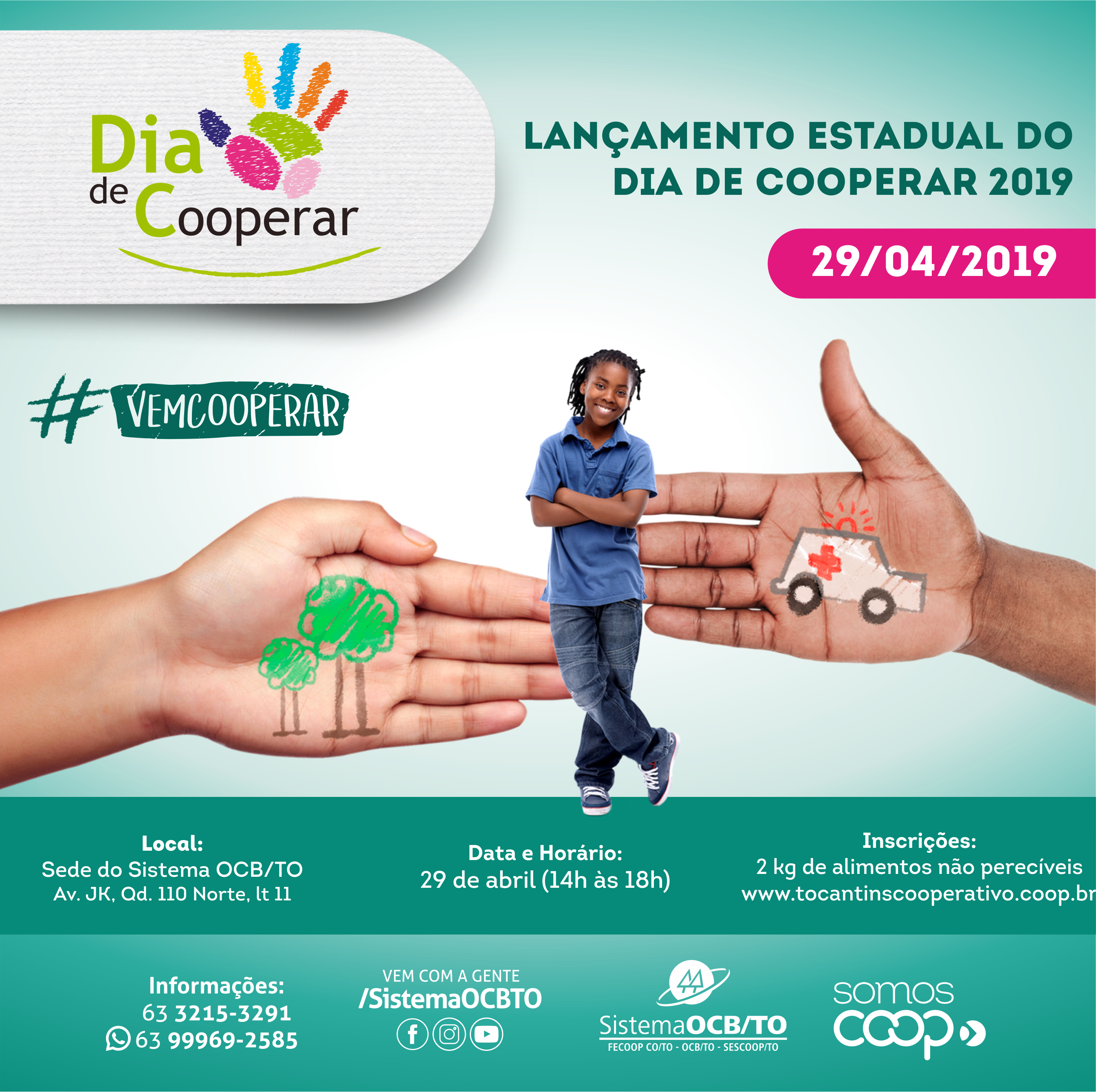 Lançamento Estadual do Dia de Cooperar 2019
