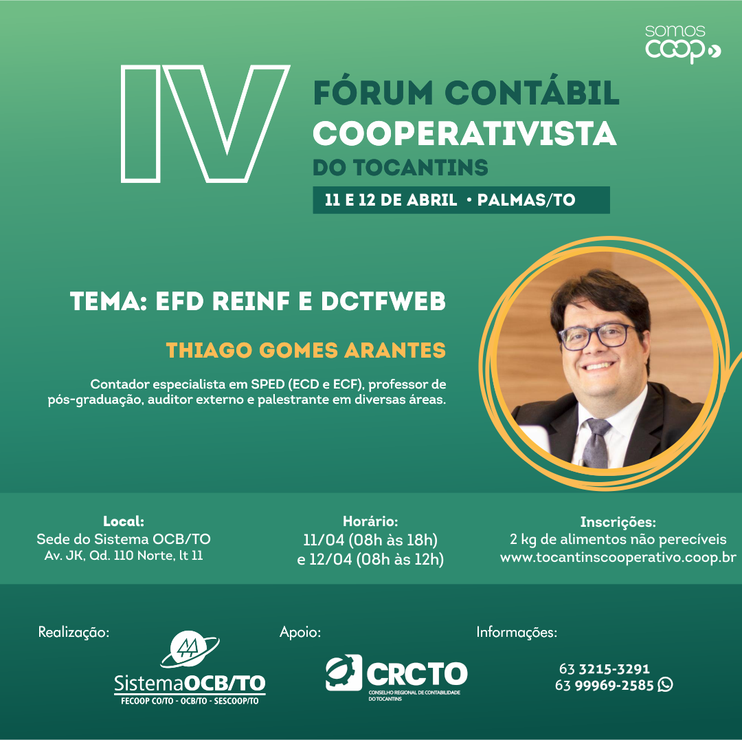 IV Fórum Contábil Cooperativista do Tocantins