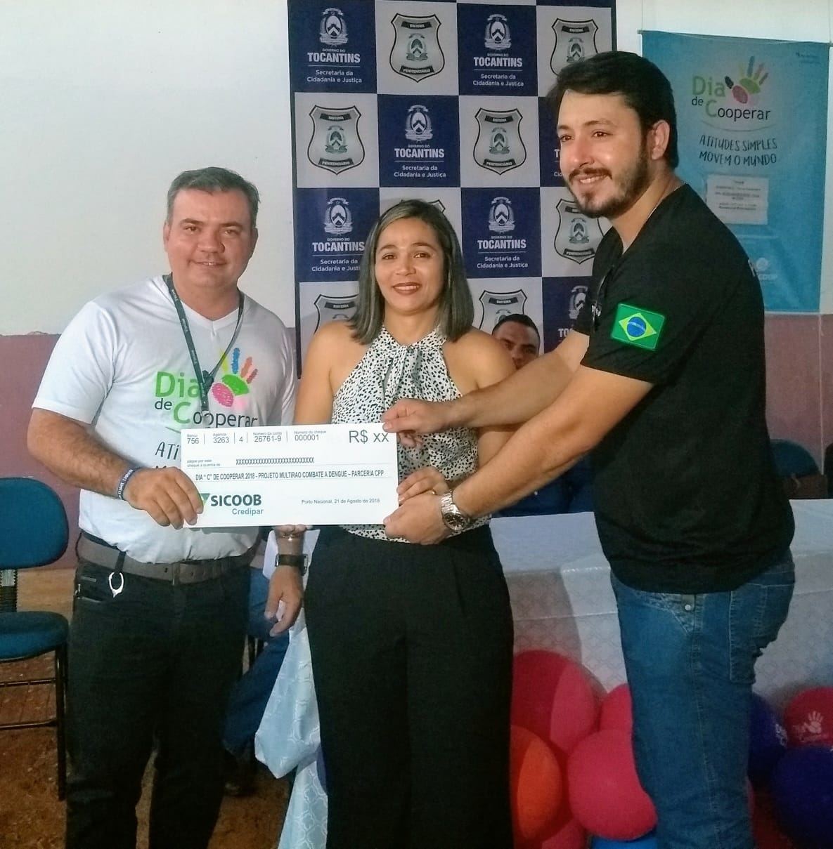 Dia de Cooperar é celebrado em Porto Nacional, Barrolândia e Divinópolis