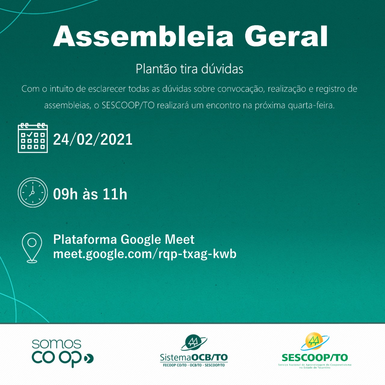 Plantão de dúvidas: Assembleia Geral