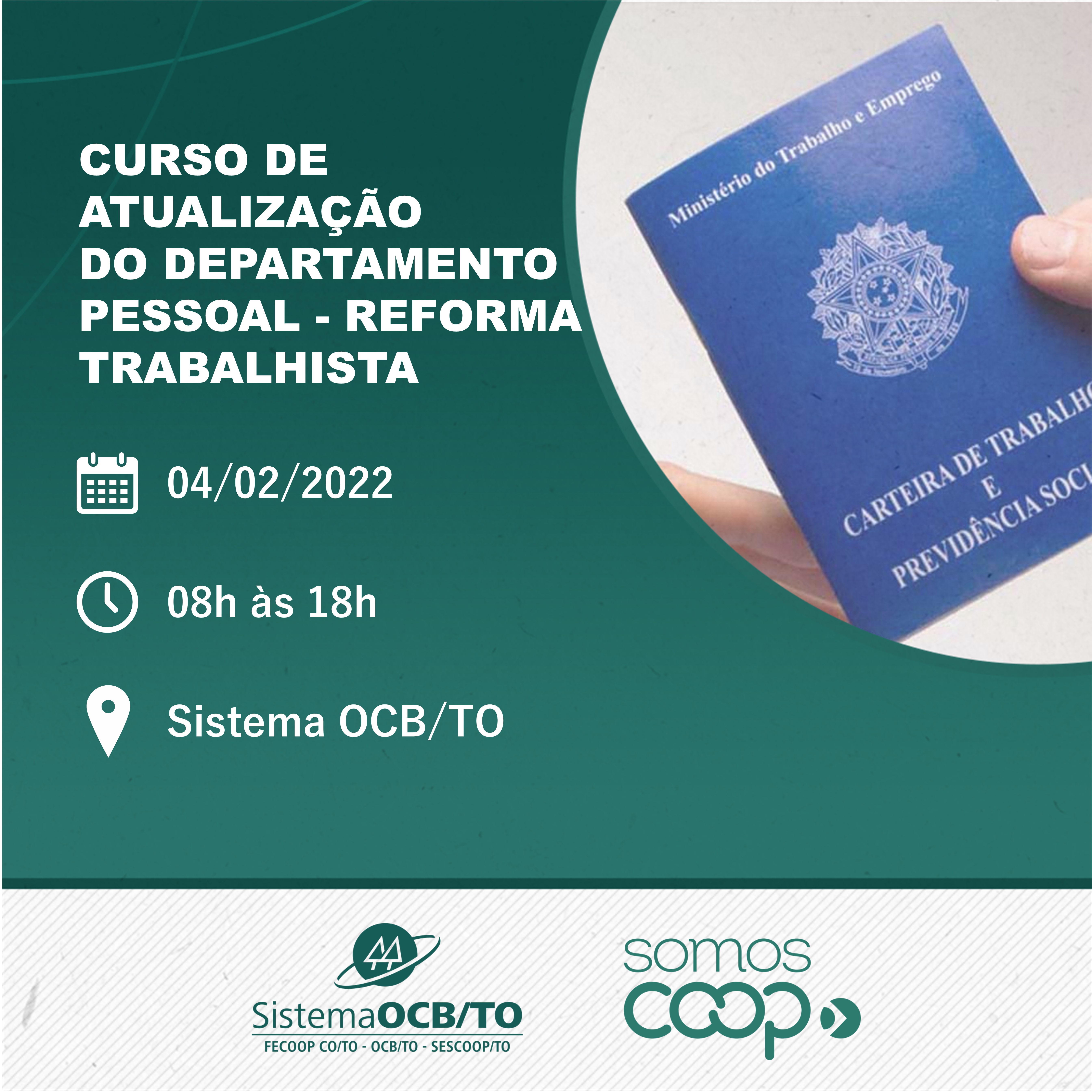 Curso de Atualização do Departamento Pessoal - Reforma Trabalhista